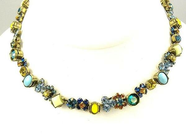 SORRELLI MORNING GLORY SWAROVSKI CRYSTAL NECKLACE
