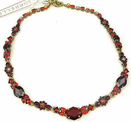 Sorrelli Red Rocket Swarovski Crystal Necklace