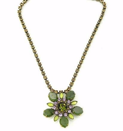 SORRELLI ARMY GIRL SWAROVSKI CRYSTAL PENDANT