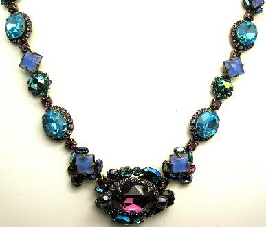 Sorrelli Blueberry Swarovski Crystal Necklace