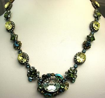 Sorrelli Mint Julep Swarovski Crystal Necklace