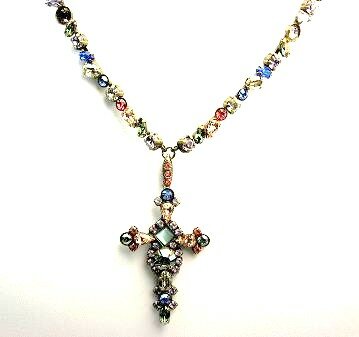 Sorrelli Luster Swarovski Crystal Cross