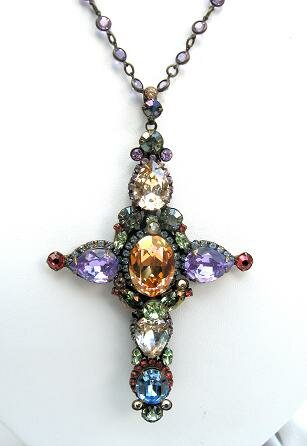 Sorrelli Luster Swarovski Crystal Cross