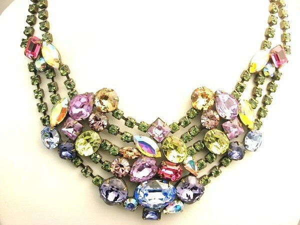 Sorrelli Pastel Multi Swarovski Crystal Necklace