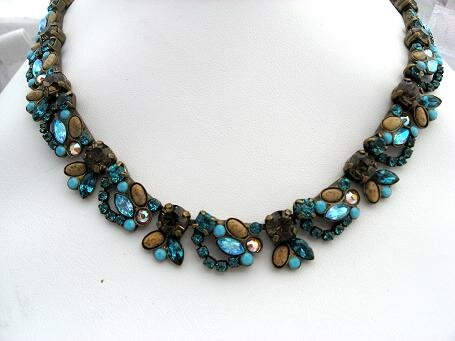 Sorrelli Desert Blue Swarovsk Crystal Necklace