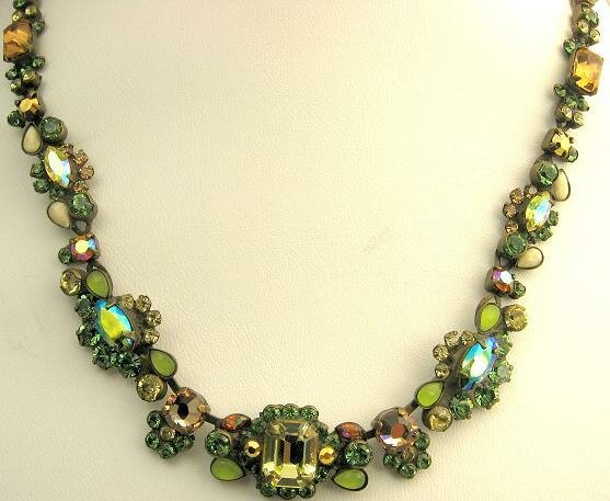 Sorrelli Water Lily Swarovski Crystal Necklace