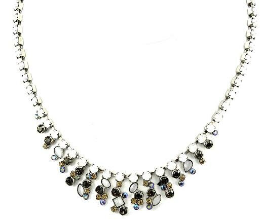 SORRELLI COCONUT SWAROVSKI CRYSTAL NECKLACE
