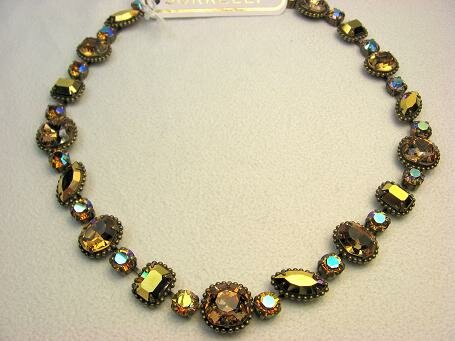 Sorrelli Fool's Gold Swarovski Crystal Necklace