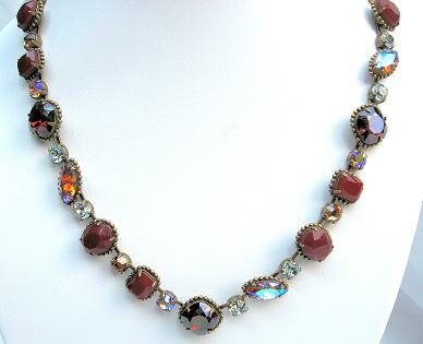 Sorrelli Raisin Glaze Swarovski Crystal Necklace