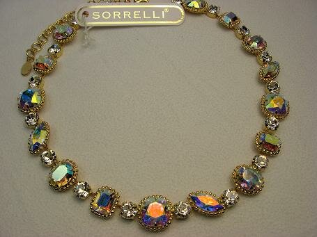 Sorrelli Snowflake 10K Gold Swarovski Crystal Necklace