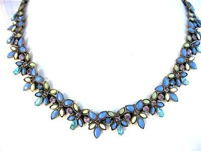 Sorrelli Hydrangea Swarovski Crystal Necklace