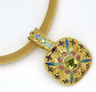 Peridot Pendant By Barbara Garwood