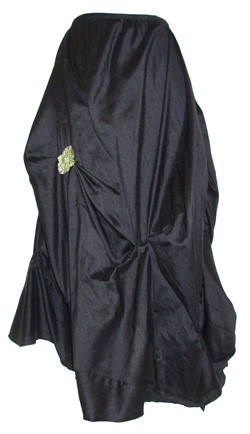 Lee Andersen Black Dupioni Silk Valentino Skirt