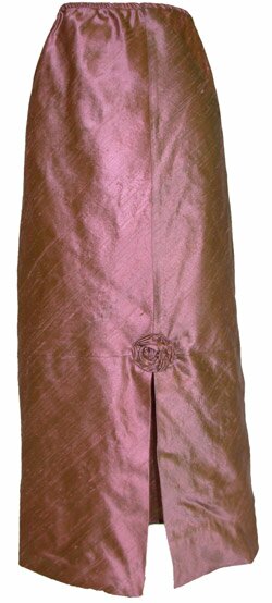 Lee Andersen Canyon Dupioni Silk Vamp Skirt
