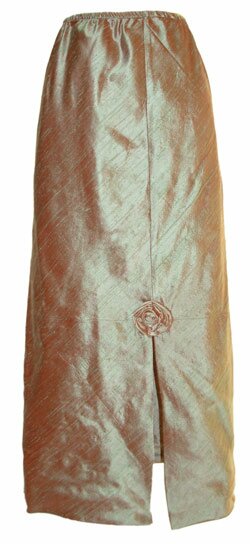 Lee Andersen Dupioni Silk Desert Vamp Skirt