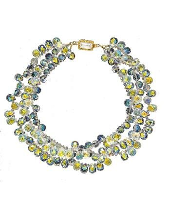 Crystal Drop Necklace By Detra Kay