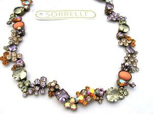 Sorrelli Peaches And Cream Swarovski Crystal Necklace