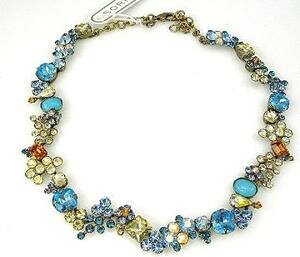 Sorrelli Blue Sunrise Crystal Necklace