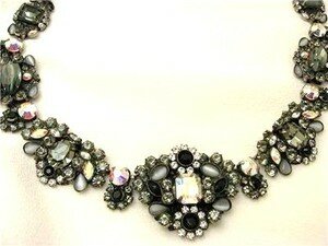 Sorrelli Silver Moon Swarovski Crystal Necklace