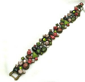 Sorrelli Rosewood Swarovski Crystal Bracelet
