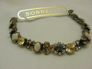 Sorrelli Toasted Almond Swarovski Crystal Bracelet