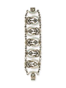 Sorrelli Silver Moon Swarovski Crystal Bracelet