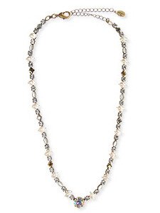 **SPECIAL ORDER**Sorrelli Crystal Ice Crystal & Pearl Classic Necklace