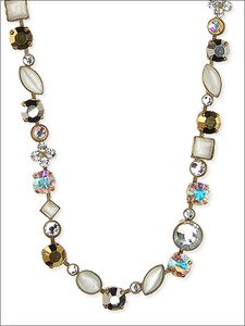 **SPECIAL ORDER**Sorrelli Crystal Ice Crystal & Opaque Stone Classic Line Necklace