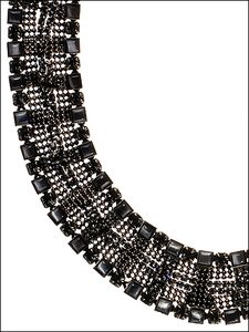 Sorrelli Debonair Swarovski Crystal Bold Mesh Style Necklace