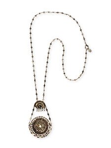Sorrelli Debonair Swarovski Crystal Deco Style Medallion Necklace
