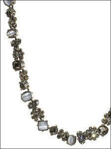 Sorrelli Debonair Swarovski Crystal & Opaque Stone Classic Style Necklace