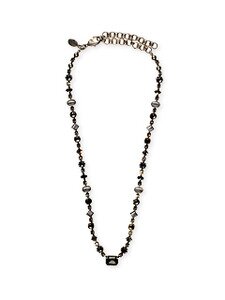 Sorrelli Debonair Swarovski Crystal Classic Line Necklace with Center Stone