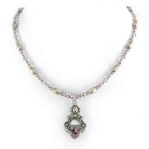 MICHAL GOLAN LILAC MIST SWAROVSKI CRYSTAL PENDANT