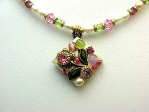 Michal Golan Pearl Blossom Pendant