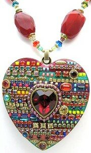 Michal Golan Multi Bright Heart Pendant