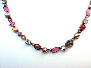 Sorrelli Strawberry Daiquiri Swarovski Crystal Necklace