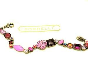 Sorrelli Strawberry Daiquiri Swarovski Crystal Bracelet