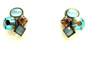 Sorrelli Lagoon Swarovski Crystal Earrings