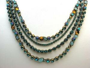Sorrelli Lagoon Swarovski Crystal Necklace
