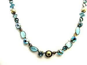 Sorrelli Lagoon Swarovski Crystal Necklace