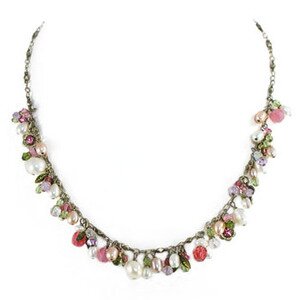 Michal Golan Pearl Blossom Necklace
