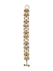 Sorrelli Toasted Almond Swarovski Crystal Bracelet