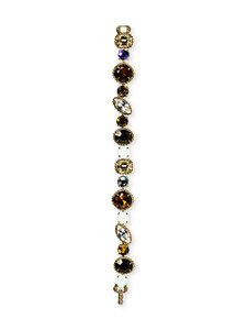 Sorrelli Toasted Almond Swarovski Crystal Bracelet