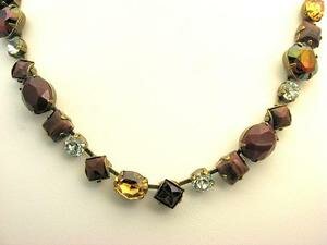Sorrelli Raisin Glaze Swarovski Crystal Necklace
