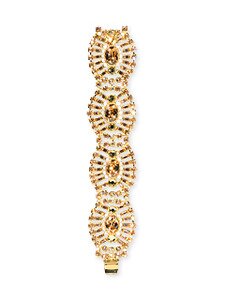 Sorrelli Peachy Keen Swarovski Crystal Bracelet