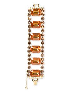 Sorrelli Peachy Keen Swarovski Crystal Bracelet