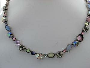 Sorrelli Soft Rainbow Swarovski Crystal Necklace