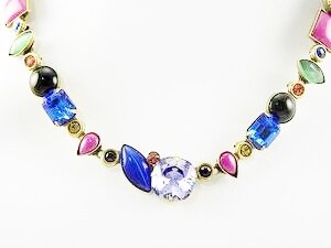 Sorrelli Jelly Bean Crystal Necklace