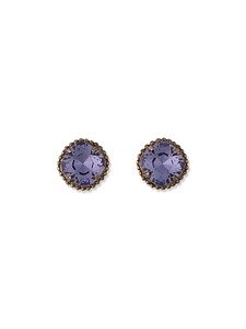 Sorrelli Tanzanite Swarovski Crystal Earrings