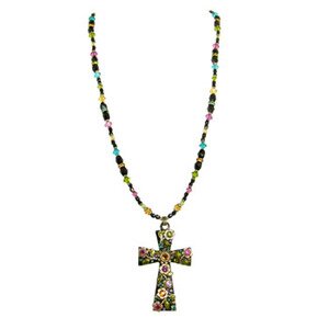 Michal Golan Midnight Blossom Cross